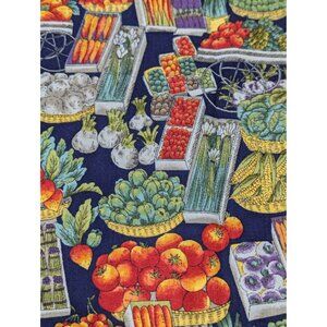 Country Market By Hoffman International Fabrics Screen Print Cotton 36" x 44"